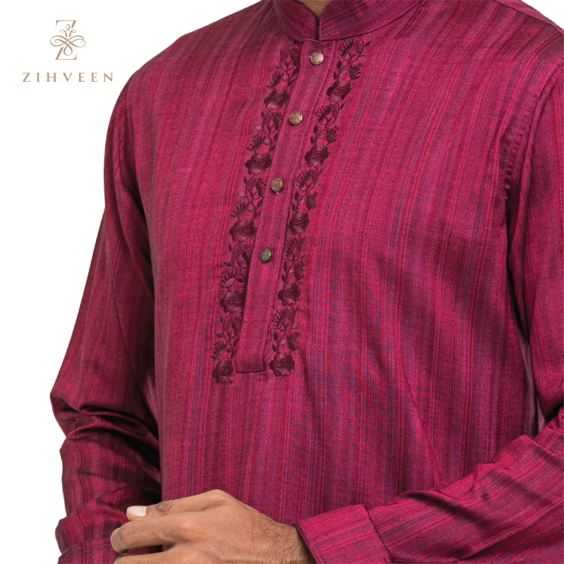 Magenta Embroidery  - ZVMG004A