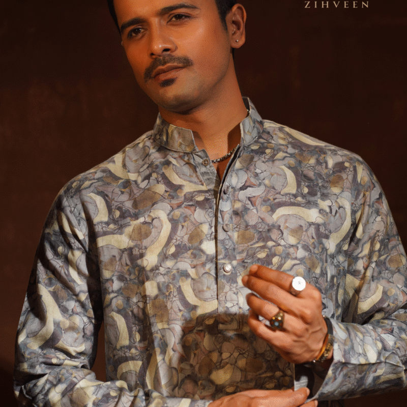 Pure Linen abstract digital print